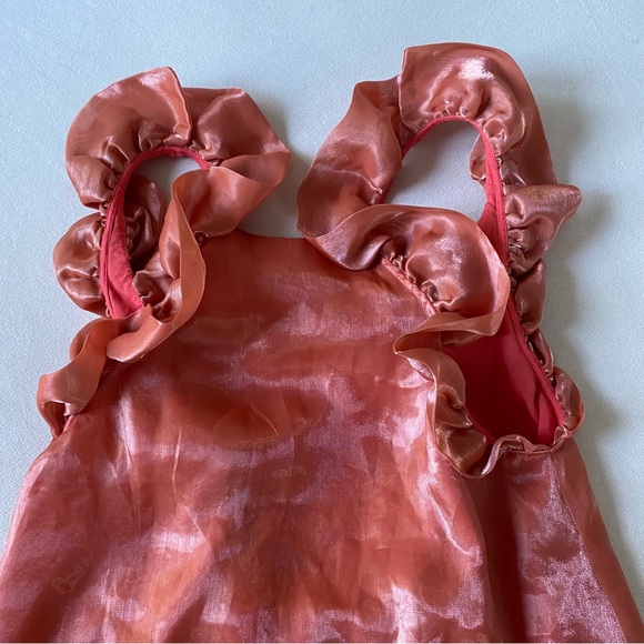 The Rose Shimmer Romance gown Mini Dress Maison Amory Size XS - Picture 6 of 8